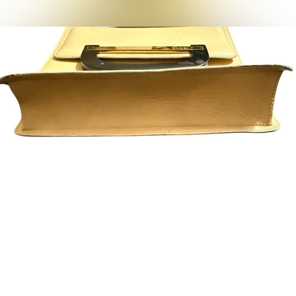 Rare Tom Ford era Gucci Handbag with Black and Gold-tone Accent-See flaws - Picture 8 of 14